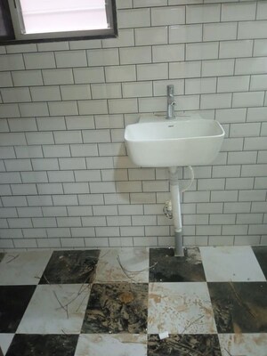 Bathroom in 1 BHK Apartment at Shastri Apartments, Camp – for Rent