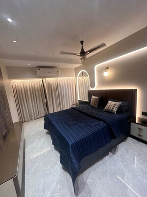 Bedroom in 2 BHK Apartment at Mount Sea View Apartment, Versova – for Rent