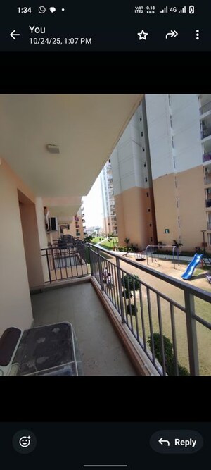 Balcony in 1 BHK Apartment at ROF Amaltas, Sector 92 – for Rent