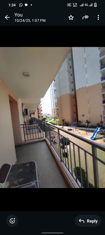 Balcony in 1 BHK Apartment at ROF Amaltas, Sector 92 – for Rent
