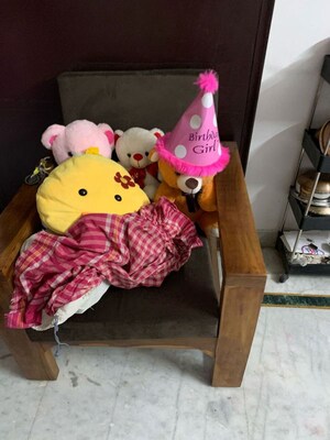 Bedroom in 3 BHK Builder Floor at The Aawas , Sector 39 – for Rent