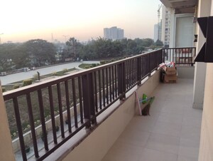 Balcony in 3 BHK Apartment at Mahagun Moderne, Sector 78 – for Rent