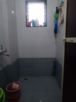 Bathroom in 1 BHK Apartment at Shiv Shakti Dham, Ghansoli – for Rent