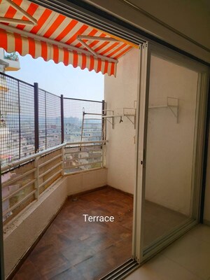 Balcony in 2 BHK Apartment at Ajmera Exotica, Wagholi – for Rent