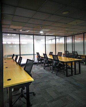 Team Area in  Office Space at GEV Radha Madhav, Benz Circle – for Rent