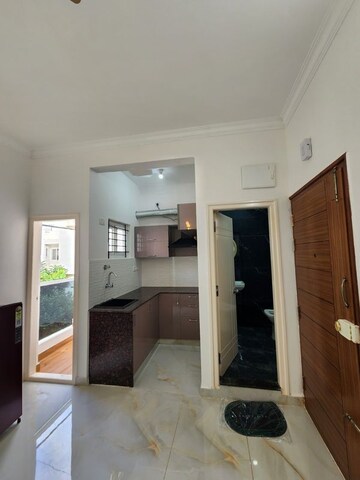 Living Room in Studio Builder Floor at Rachenahalli – for Rent