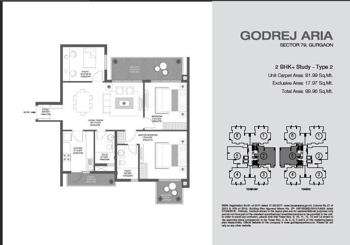 2.5 BHK 1494 Sq.Ft. Apartment in Godrej Aria