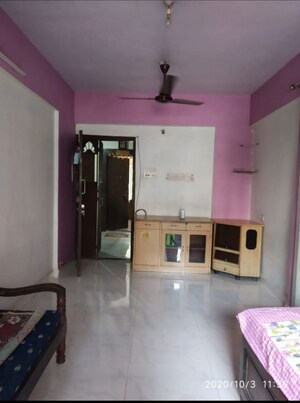 Living Room in 1 BHK Apartment at Sector 8 Airoli – for Rent