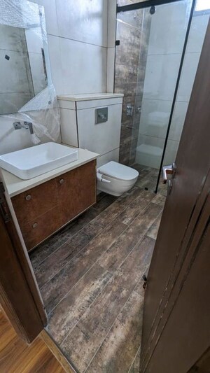 Bathroom in 4 BHK Builder Floor at Emaar MGF Emerald Hills, Sector 65 – for Rent