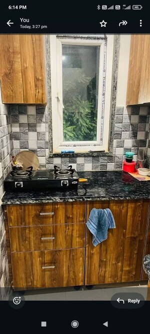 Kitchen in 1 RK Builder Floor at Pragati Hills, Sector 47 – for Rent