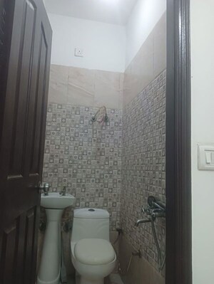 Bathroom in 1 BHK Builder Floor at Divya Kunj, Niti Khand – for Rent
