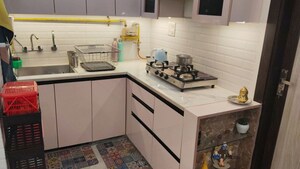 Kitchen in 2 BHK Builder Floor at Kanha Apartments Indirapuram, Shakti Khand 2 – for Rent