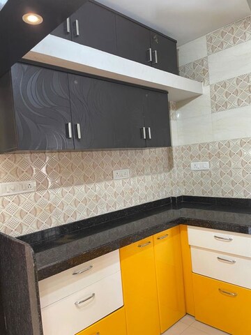 Kitchen in 3 BHK Apartment at Hiranandani Parkdale Enclave, Ghodbunder Road – for Rent