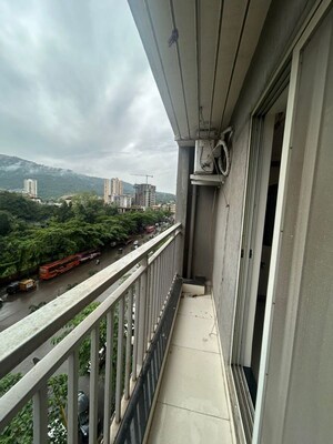 Balcony in 1 BHK Apartment at Ashar Metro Towers, Vartak Nagar – for Rent