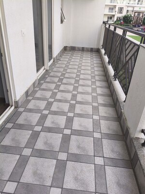 Balcony in 3 BHK Apartment at Central Park Flower Valley Aqua Front Towers, Sohna Sector 33 – for Rent