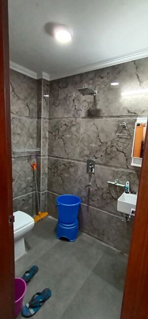 Bathroom in 3 BHK Builder Floor at Panchsheel Vihar – for Sale