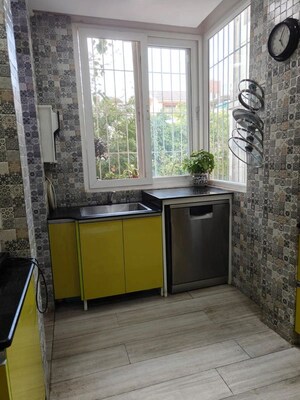 Kitchen in 3 BHK Builder Floor at Ansal Plaza Sector-23, Sector 23 – for Rent