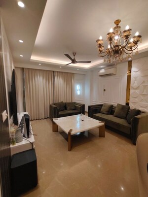 Living Room in 3 BHK Builder Floor at Nehru Enclave – for Rent