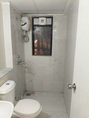 Bathroom in 1 BHK Apartment at Runwal Gardens Phase 2, Dombivli East – for Rent