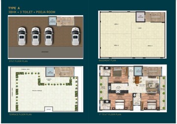 Floor Plan in 3 BHK Apartment at Signature Global City 63A, Sector 63a – for Sale