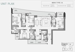 4 BHK + Servant Room Apartment For Sale in Experion The Trillion