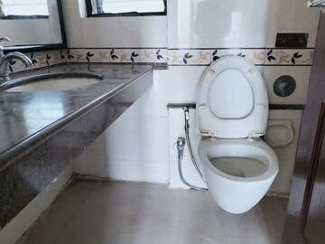 Bathroom in 2 BHK Apartment at K Raheja Heights, Malad East – for Rent