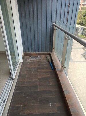 Balcony in 3 BHK Apartment at Courtyard by Narang Realty and The Wadhwa Group, Pokhran Road No Two – for Rent