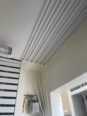 Staircase in 3 BHK Apartment at Gem Nakshatra, Kokapet – for Rent