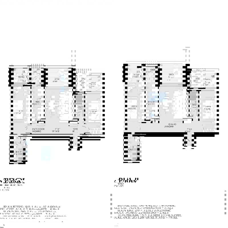2 BHK 1665 Sq.Ft. Apartment in BPTP Amstoria Verti Greens