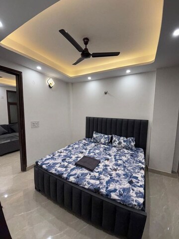 Bedroom in 2 BHK Builder Floor at Palm Residency Chhatarpur, Chattarpur – for Rent