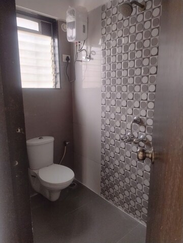 Bathroom in 3 BHK Apartment at Hi Tech Castle, Ulwe – for Rent