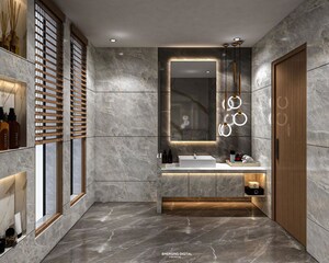 Attached Bathroom in 5 BHK Independent House at Aerocity – for Sale