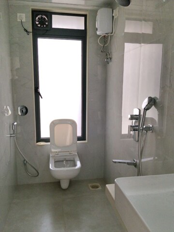 Bathroom in 1 BHK Apartment at Conwood Astoria, Goregaon East – for Rent