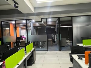 Team Area in  Office Space at Binori B Square 1, Vikram Nagar – for Rent