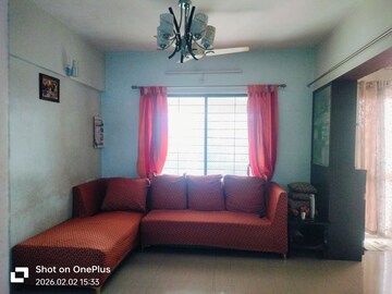 Living Room in 2 BHK Apartment at Sai Vaastu Heights, Pimple Saudagar – for Rent