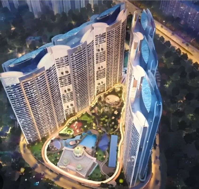 2 BHK 846 Sq.Ft. Apartment in Paradise Sai World Empire