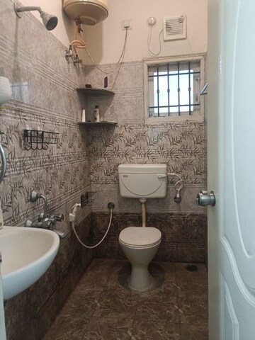 Bathroom in 1 BHK Builder Floor at Koramangala – for Rent