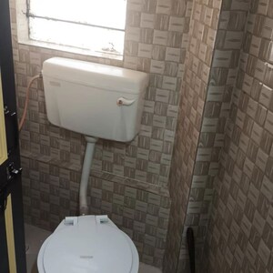 Bathroom in 1 BHK Apartment at Kasturba Housing Society, Vishrantwadi – for Rent