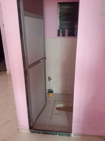 Bathroom in 1 RK Apartment at Om Kalyani CHS, Dahisar West – for Rent