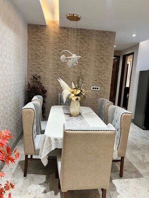 Dining area in 3 BHK Apartment at Trishla City, Patiala Road – for Sale