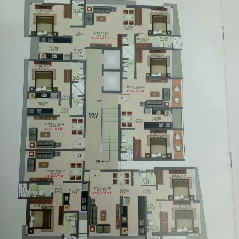 1 BHK 388 Sq.Ft. Apartment in Damyanti Villa CHS