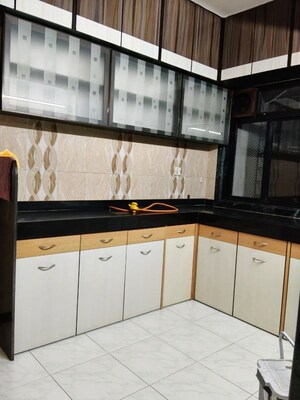 Kitchen in 1 BHK Apartment at Alpa Park CHS, Ghatkopar West – for Sale