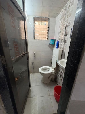 Bathroom in 1 BHK Apartment at K Raheja Interface Heights, Malad West – for Sale