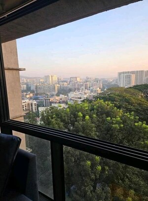 Balcony in 2 BHK Apartment at Kanakia Rainforest, Andheri East – for Sale