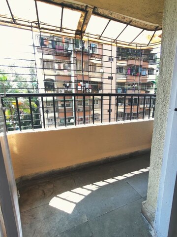 Balcony in 1 BHK Apartment at Lok Upvan I, Manpada – for Rent