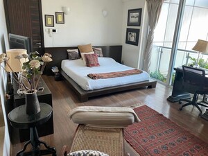 Bedroom in 4 BHK Apartment at Raheja Atlantis, Lower Parel – for Rent