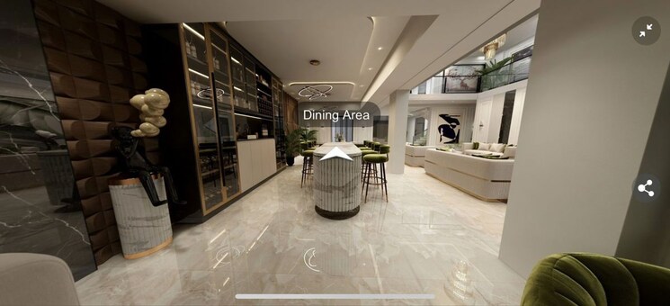 Living Room, emaar-emerald-hills-phase-2 4 Bedroom 4050 Sq.Ft. Apartment In Sector 65 Gurgaon 9899129