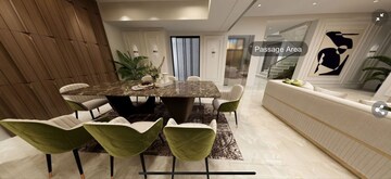 Living Room in 4 BHK Apartment at Emaar Emerald Hills Phase 2, Sector 65 – for Rent