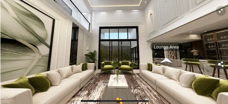 Living Room, emaar-emerald-hills-phase-2 4 Bedroom 4050 Sq.Ft. Apartment In Sector 65 Gurgaon 9899129