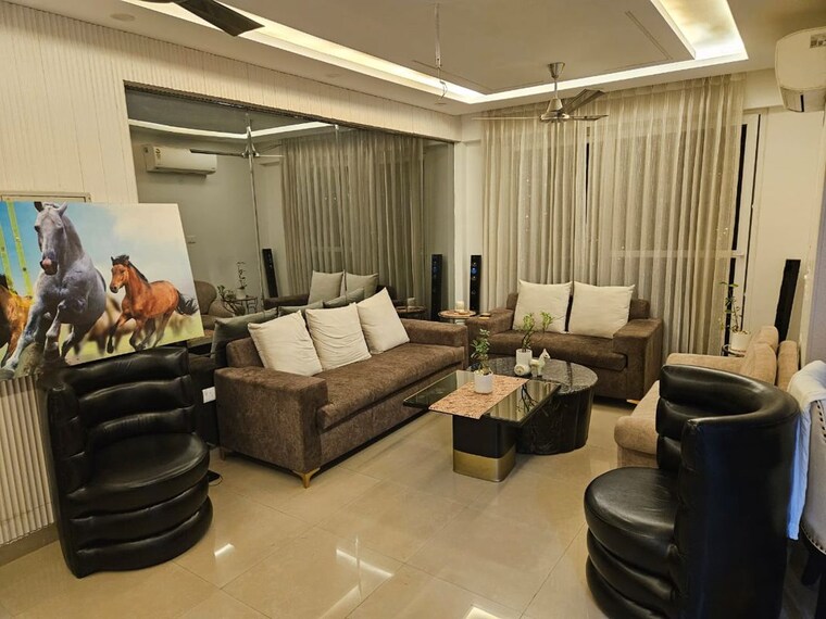 Living Room, the-new-greenwood 4 Bedroom 2730 Sq.Ft. Apartment In Sector 52 Gurgaon 9899576